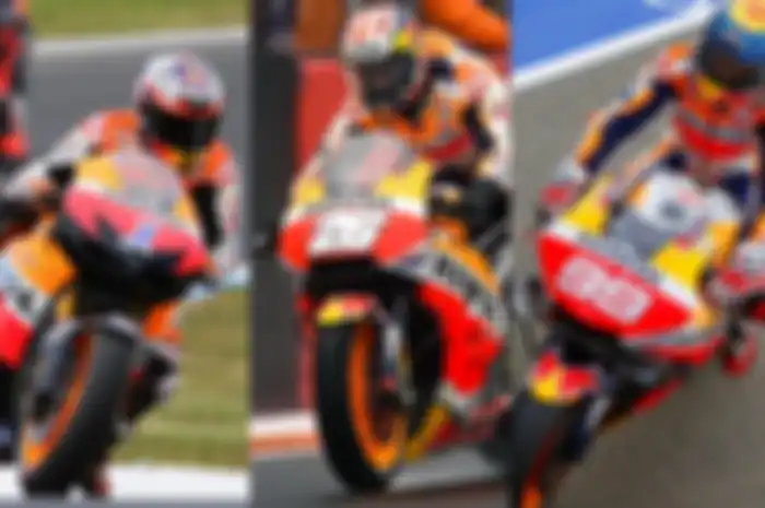 Ada cerita unik di sirkuit MotoGP Ricarto Tormo Valencia, 3 pembalap Honda pensiun di sini.
