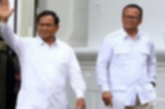Menteri Pertahanan Prabowo Subianto dan Edhy Prabowo 