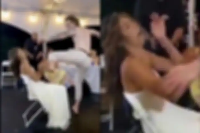Pengantin wanita ini ditendang suami di malam pernikahannya.