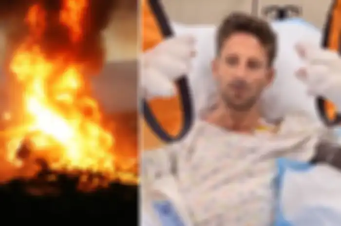 Pebalap Formula 1(F1) Romain Grosjean terbakar hidup-hidup karena kecelakaan saat balapan di Bahrain