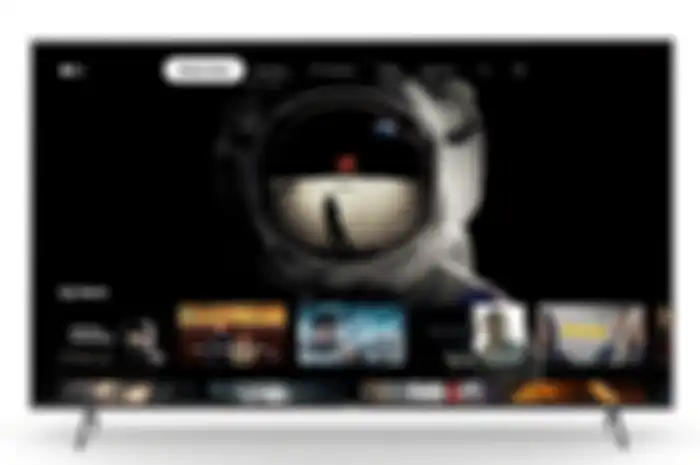 Tampilan aplikasi Apple TV di smart TV Sony membuat pengguna bisa mengakses film dan konten hiburan menarik lainnya