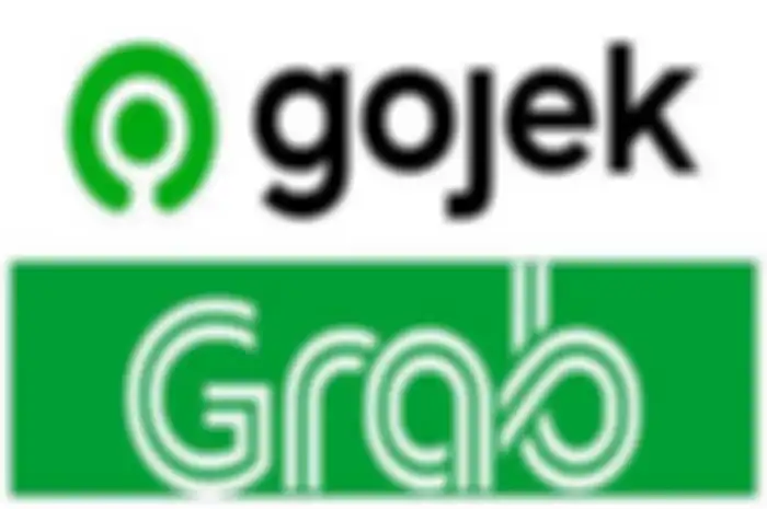 Ilustrasi Gojek dan Grab. Ini bahaya kalau keduanya tetap lanjut merger.