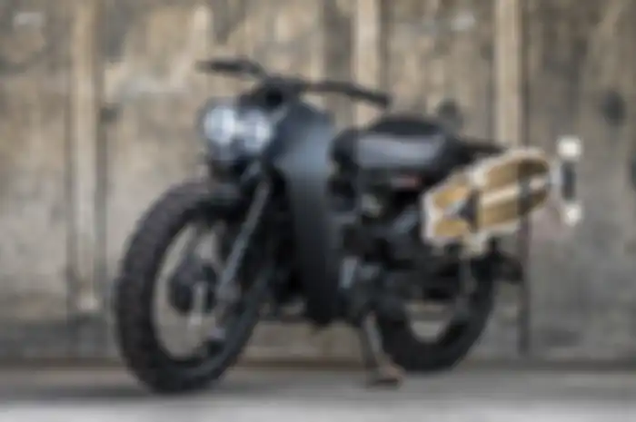 Gokil, modifikasi 'bebek sultan' Honda Super Cub bertampang gahar ala Rally Look!