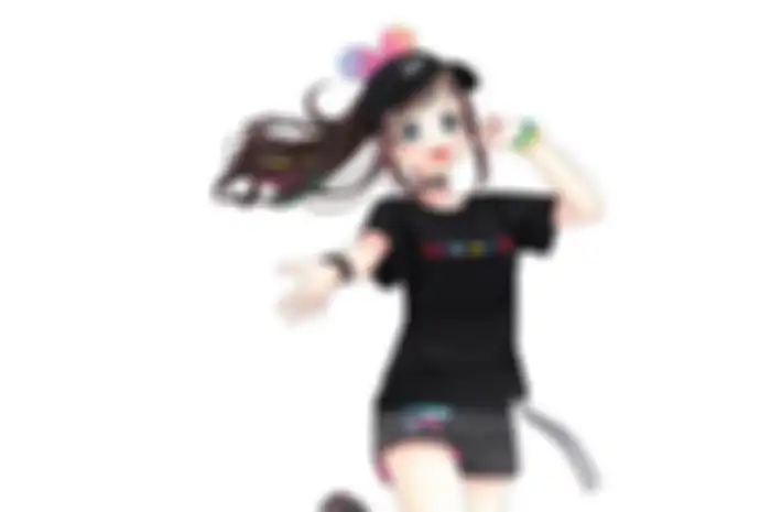 Kizuna Ai pakai kaos buatan Thanksinsomnia