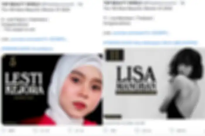 Lesti Kejora kalahkan Lisa Black Pink di ajang Most Beautiful Women 2020.