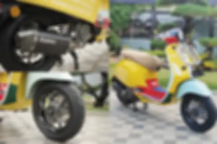 Modifikasi Vespa Primavera Sean Wotherspoon hedon dari Boss Vespa