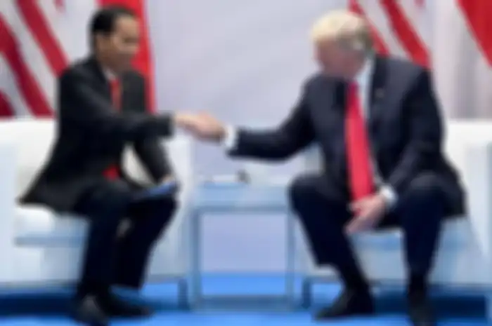 Presiden Jokowi dan Donald Trump