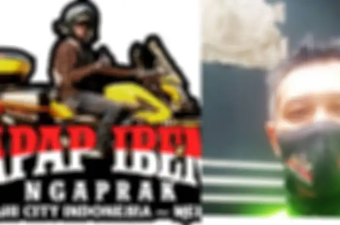 Biker asal Cimahi, Bambang Sukmana  pergi umroh naik motor