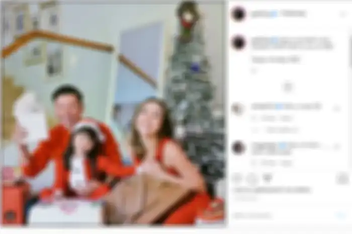 unggahan gading marten rayakan natal bersama gisel dan gempi
