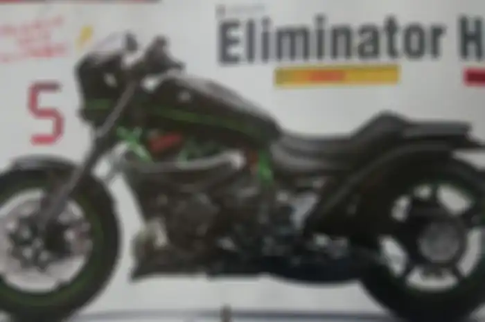 Wow, muncul rumor motor cruiser Kawasaki Eliminator bermesin Ninja H2!