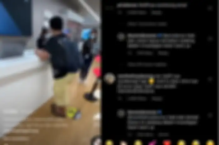 Tangkapan layar dari iBox Indonesia yang diserbu netizen karena video yang viral di TikTok.