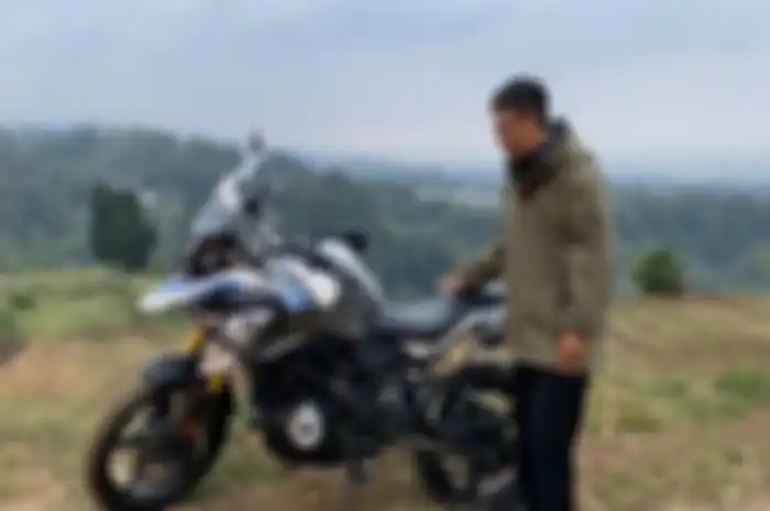 Bentuk motor BMW G 310 GS milik Aa Gym saat dilelang.