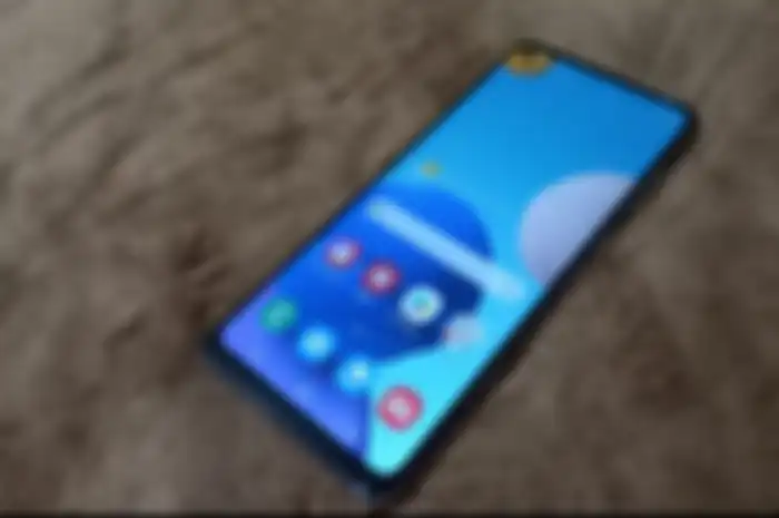 Tampilan layar Samsung Galaxy A21s.