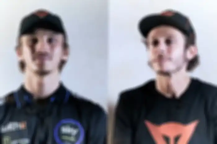 Obrolan Valentino Rossi dengan Luca Marini. Adiknya sesumbar gak sungkan menyalip Valentino Rossi di balapan MotoGP 2021