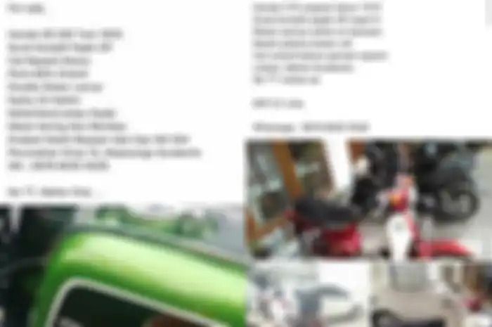 Marak penipuan jual beli motor jadul, modusnya gak cuma harga murah.
