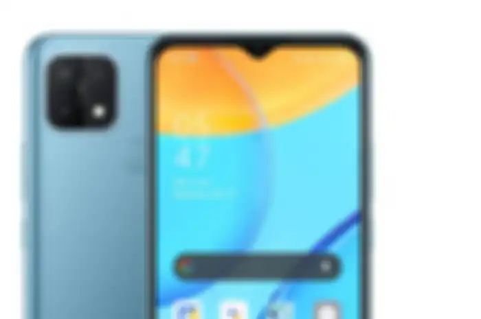 Tampilan indikator baterai & internet di Oppo A15