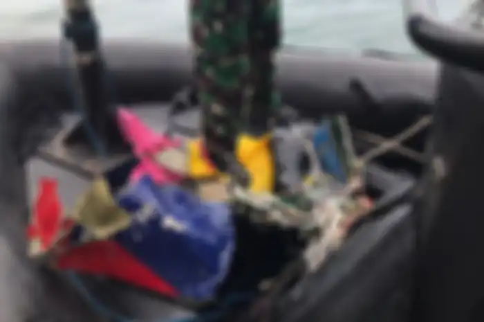 Tim Kopaska TNI AL menemukan bagian pesawat Sriwijaya Air SJ 182 setelah melakukan penyelaman di sekitar Pulau Lancang dan Pulau Laki, Kepulauan Seribu, Jakarta pada Minggu (10/1/2021) pagi.