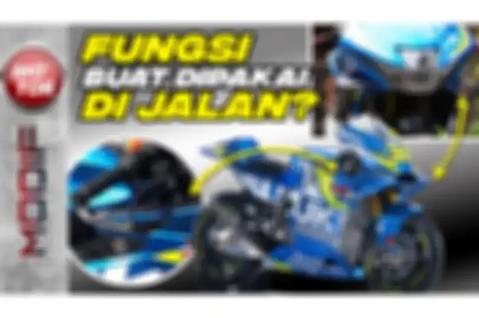 Penggunaan winglet dan lever guard ala MotoGP di motor jalan raya