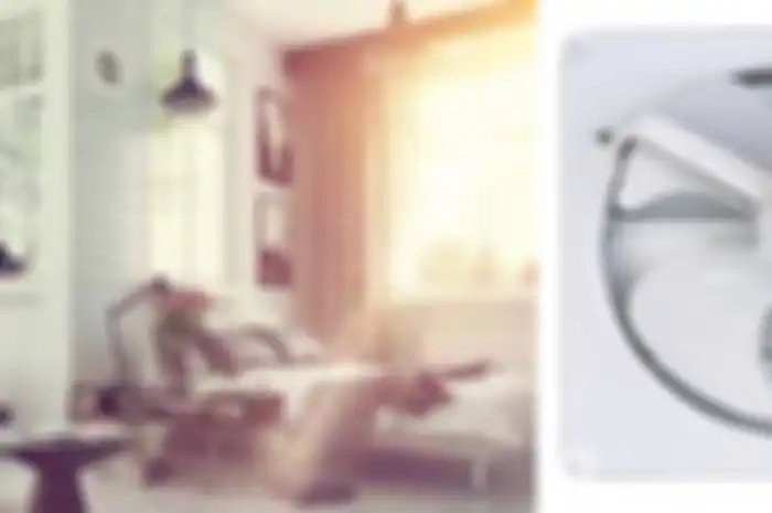 Ilustrasi Ventilating Fan pada ruangan.