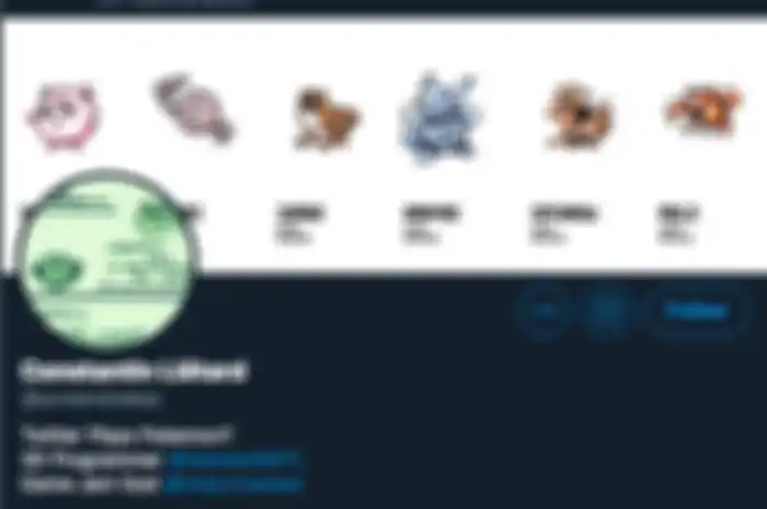 Screenshot Akun twitter Constantin Lietard. 