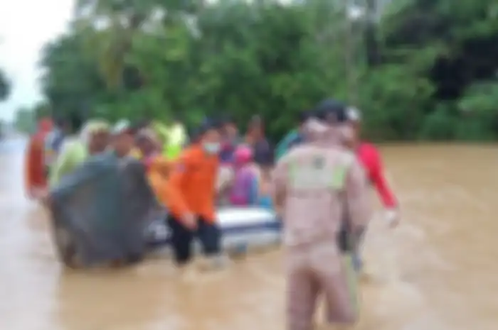  Banjir Kalimantan Selatan (Kalsel) pada Jumat (15/1/2021).