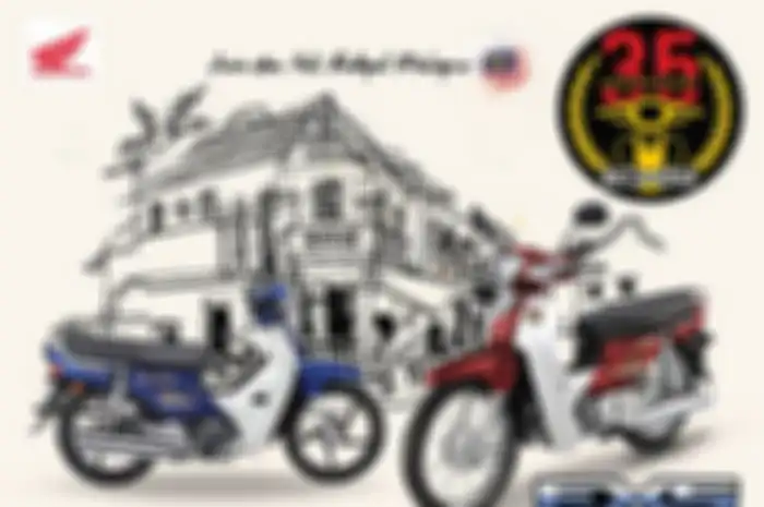 Harganya cuma setara Honda BeAT, motor bebek retro spesial edition ini resmi dilaunching oleh Honda.