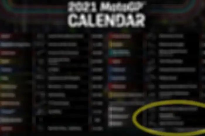 Kalender MotoGP 2021 dirilis November lalu, venue MotoGP cadangan adan 3 sirkuit, Portimao (Portugal), Igora Drive Circuit (Rusia) dan Mandalika (Indonesia)