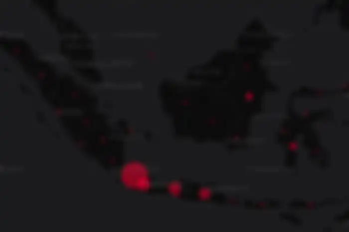 Peta Penyebaran Covid-19 di Indonesia