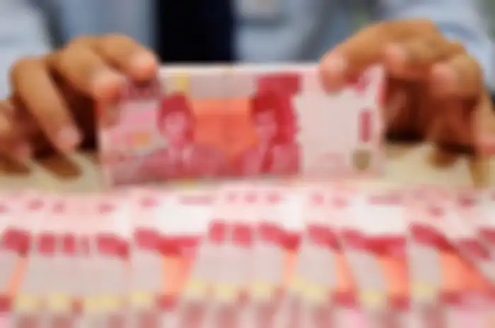 Ilustrasi uang bantuan pemerintah atau BLT Rp 3,55 juta