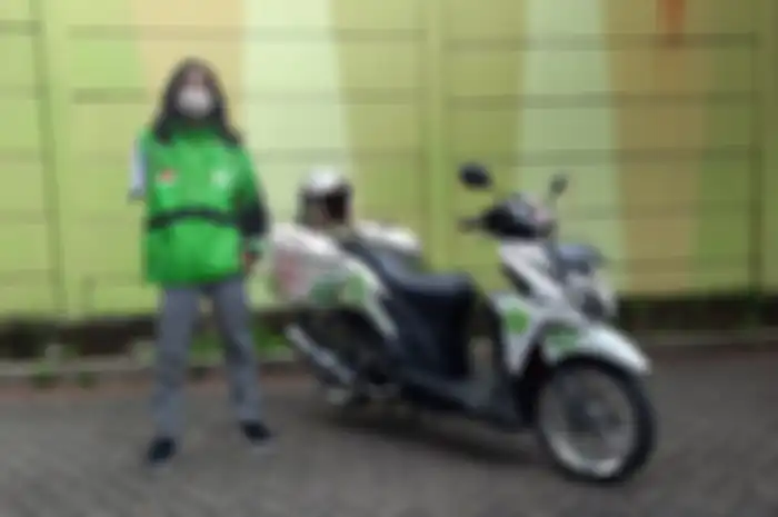 Modifikasi motor Honda Vario 125 milik Eko Saiful Nur Amin, driver ojek online tangan satu.