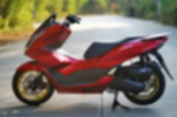 Modifikasi motor Honda PCX 160 asal Thailand.
