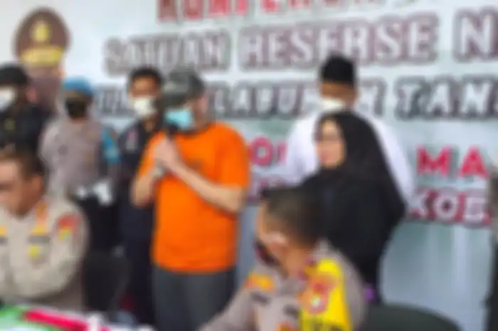 Ridho Rhoma alias RR alias MR saat ditemui di Polres Pelabuhan Tanjung Priok, Jakarta Utara, Senin (8/2/2021).