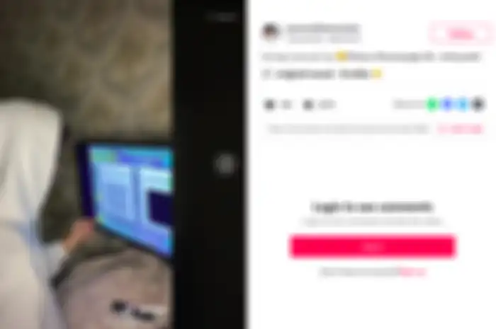 Video di tiktok yang menampilkan istilah 'IB'.