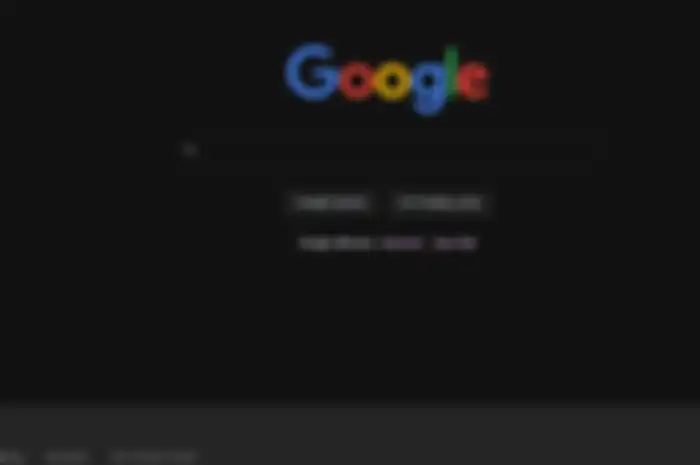 Ilustrasi Google Search dark mode 