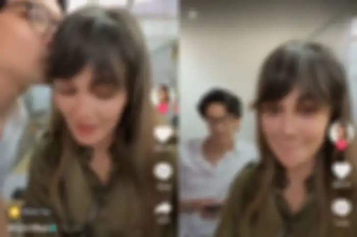 Dimas Beck cium kening Luna Maya