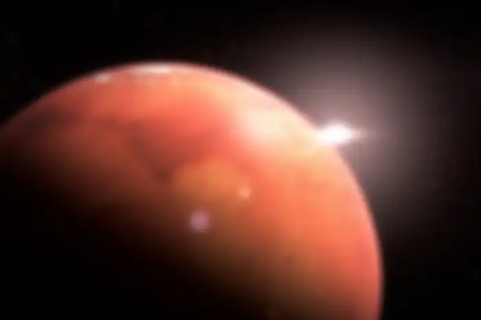 Ilustrasi Planet Mars