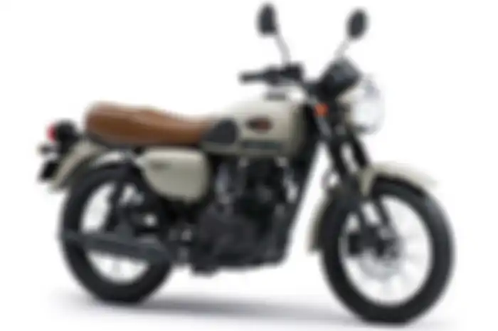 Kawasaki W175 SE 2021 warna Matte Urban City White