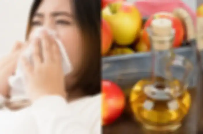 Mengatasi hidung tersumbat dengan cuka sari apel
