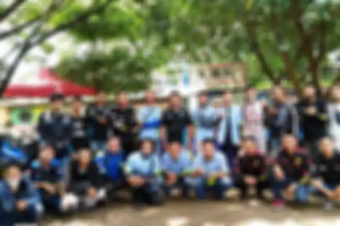 Komunitas motor Suzuki GSX Owner Indonesia (Sugoi) menggelar kopdar gabungan di Nganjuk, Jawa Timur.
