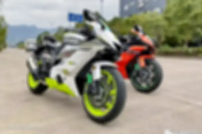 Kaget muncul motor baru kloningan Yamaha R6 di China, harganya murah banget bro.