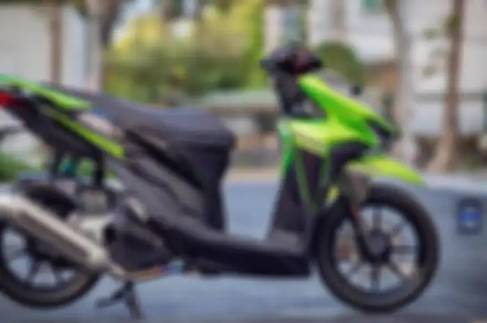Modifikasi motor Honda Vario 150, mewah bertabur aksesoris berkelas.