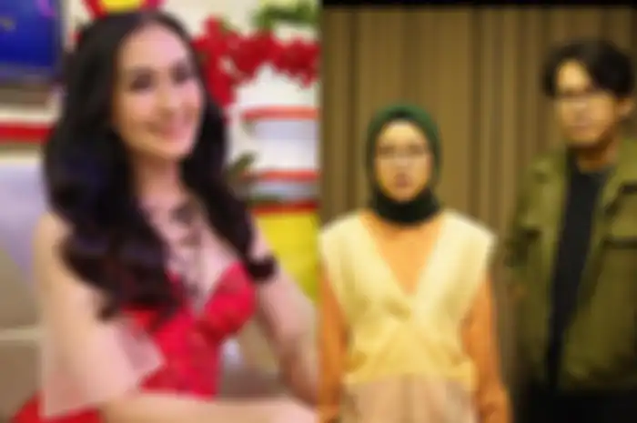 Kolas Foto Iis Dahlia, Ayus dan Nissa Sabyan. 