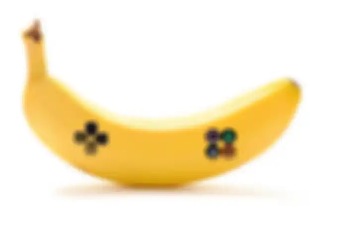 Ilustrasi bentuk controller berkonsep pisang