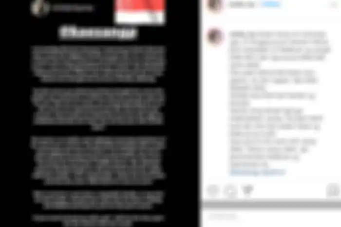 Meilia Lau mengunggah ulang tulisan dari teman Felicia Tissue