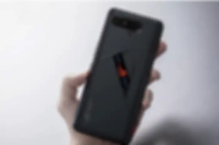 Desain bodi belakang Asus ROG Phone 5.