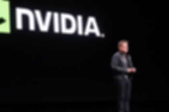 Ilustrasi Jensen Huang kenalkan fitur baru Nvidia