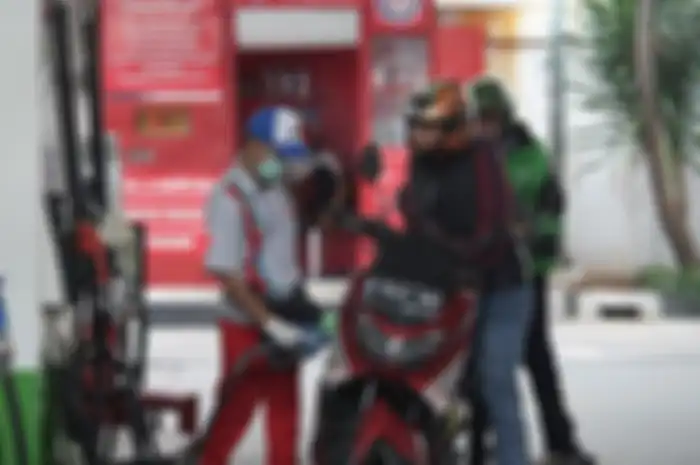 Seragam baju operator abu-abu dan celana full merah