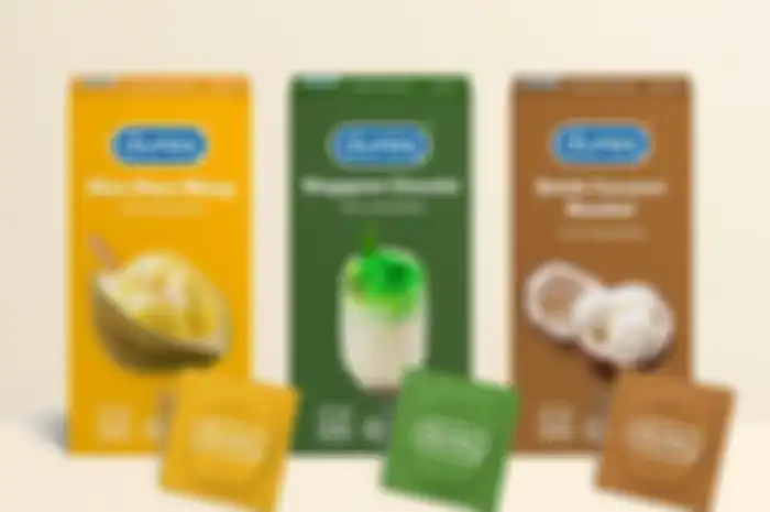 Tampilan Kondom Durex Singapore yang sebentar lagi bakalan rilis dengan varian rasa yang banyak diminati oleh warga lokal.