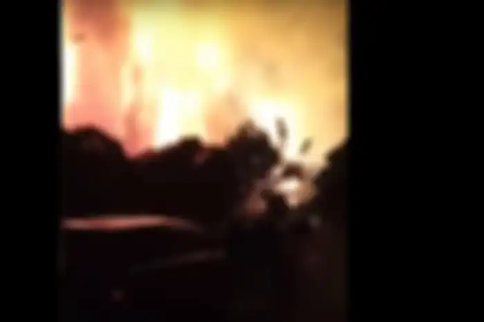 Terbakar kilang minyak Pertamina Balongan Indramayu Jawa Barat