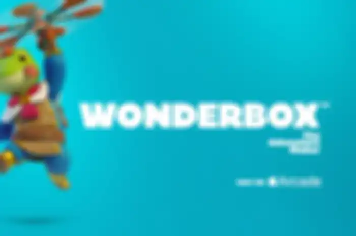 Poster resmi game Wonderbox yang bakal segera rilis di Apple Arcade